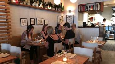 The Four Horsemen, a wine bar and restaurant in New York City, USA.