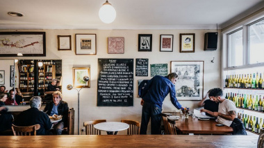 Bar Merenda, a restaurant and wine bar in Daylesford, Australia.
