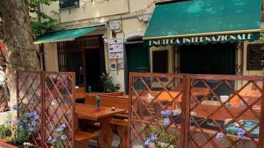 Enoteca Internazionale, a wine bar and restaurant in Monterosso al Mare, Italy.
