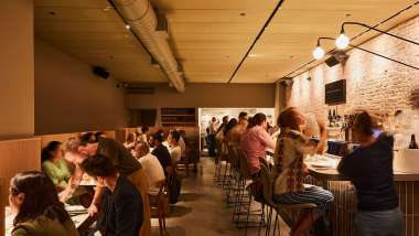 Chambers, a restaurant in New York City, USA.