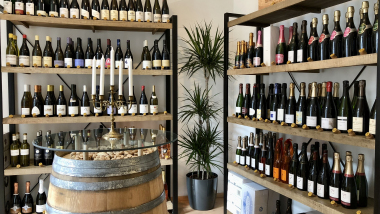 Glou Glou Wein- und Champagnerbar, a wine bar in Graz, Austria.