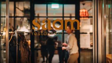 SAAM Restaurant, a restaurant in Amsterdam, Netherlands.