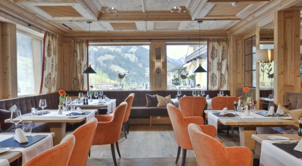 Interior of Hotel Sonnenhof Tirol, Grän, Austria.