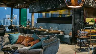 Sky Kitchen, a restaurant in Berlin, Germany.