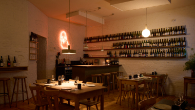 Jaja, a wine bar in Berlin, Germany.