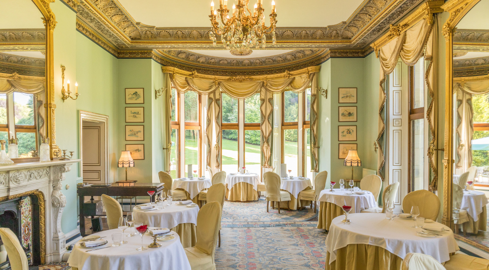 Palé Hall Hotel, a hotel and restaurant in Llanderfell, UK.