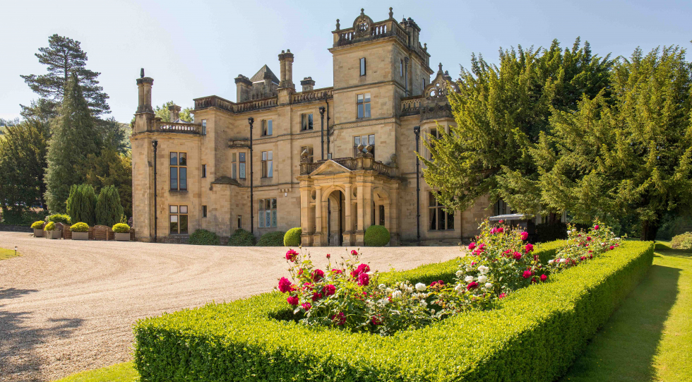 Palé Hall Hotel, a hotel and restaurant in Llanderfell, UK.