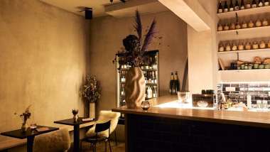 Nomi Weinbar, a restaurant and wine bar in Berlin, Germany.
