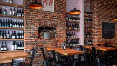 Farmyard, a wine bar and restaurant in St Leonards-on-Sea, UK.