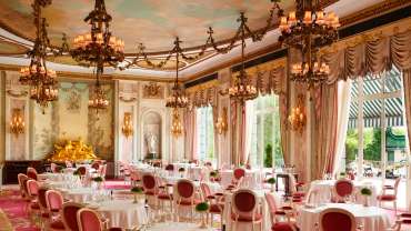 The Ritz Restaurant, a restaurant in London, UK.