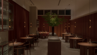 Interior of Logy, restaurant in Taipei Taiwan