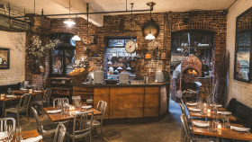 Peasant, a restaurant in New York City, USA.