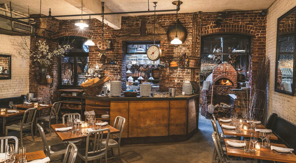 Peasant, a restaurant in New York City, USA.