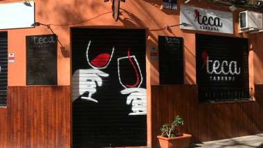 Teca, a wine bar and restaurant in Valencia, Spain.