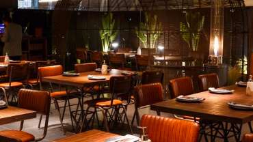 Interior of restaurant Sapiens, Lima, Peru.