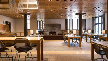 THE OMNIA, a restaurant, hotel in Zermatt, Switzerland.