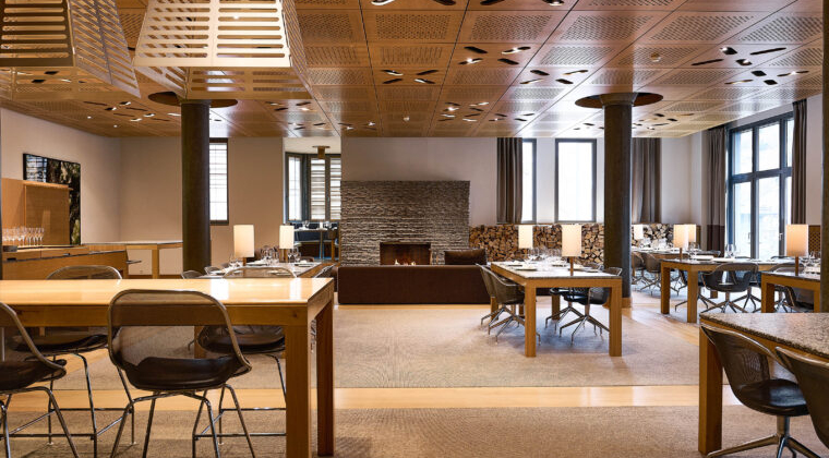 THE OMNIA, a restaurant, hotel in Zermatt, Switzerland.