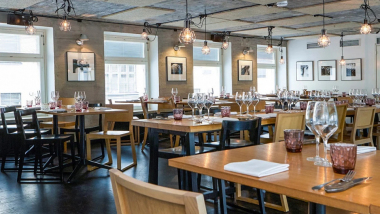 Huber, a wine bar and restaurant in Tampere, Finland.
