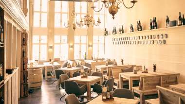 Buddels, a restaurant and wine bar in Hamburg, Germany.