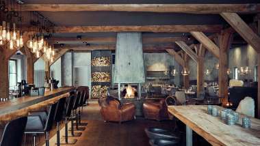 Hygge Brasserie & Bar, a wine bar and restaurant in Hamburg, Germany.