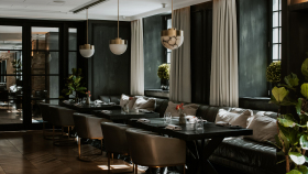 Restaurant Pacai, a hotel and restaurant in Vilnius, Lithuania.