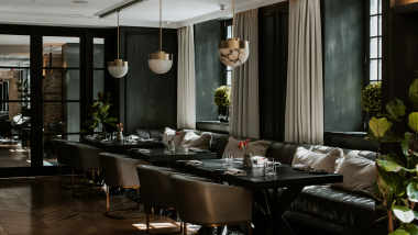 Restaurant Pacai, a hotel and restaurant in Vilnius, Lithuania.
