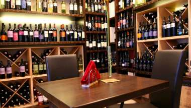 Burbulio Vyninė, a wine bar in Vilnius, Lithuania.
