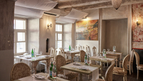 Saint Germain, a restaurant in Vilnius, Lithuania.