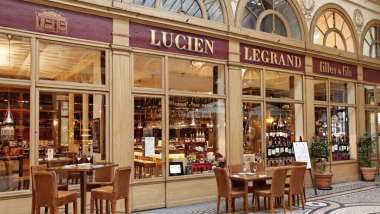 Caves Legrand, a wine bar in 2nd arr, Paris, France.