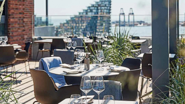 Restaurant Tiende / Den Fede Drue, a wine bar in Aarhus, Denmark.