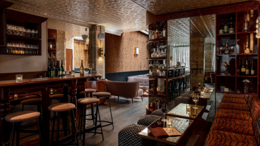 La Compagnie Saint Germain, a wine bar in 6th arr, Paris, France.
