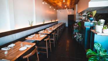 Dachi, a wine bar and restaurant in Vancouver, Canada.
