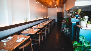 Dachi, a wine bar and restaurant in Vancouver, Canada.