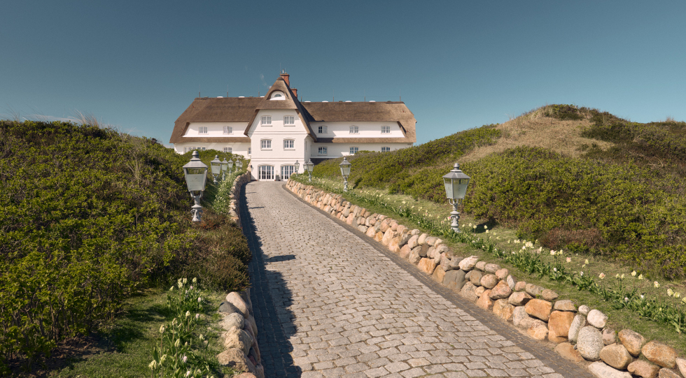 Söl'ring Hof, a hotel and restaurant in Sylt, Germany.