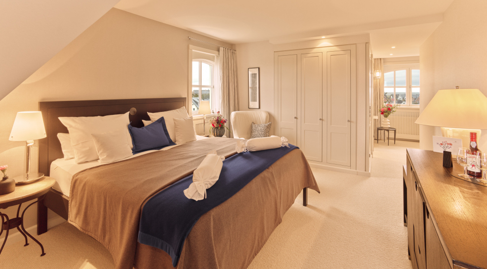 Söl'ring Hof, a hotel and restaurant in Sylt, Germany.