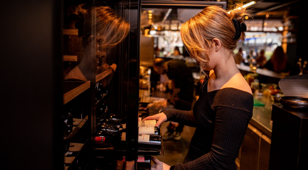 Vine, a restaurant and wine bar in Tilburg, Netherlands.