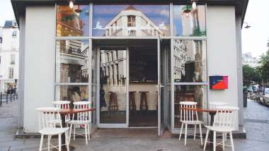 Le Mary Celeste, a restaurant and wine bar in 3d arr, Paris, France.