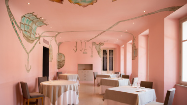 Piazza Duomo, a restaurant in Alba, Italy.