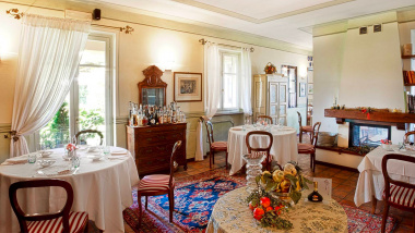 Trattoria della Posta, a restaurant in Monforte D'alba, Italy.