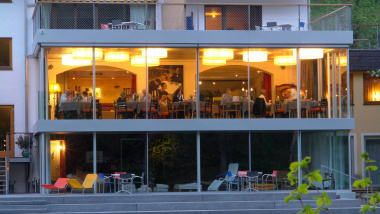 Mühltalhof, a hotel and restaurant in Unternberg, Austria.