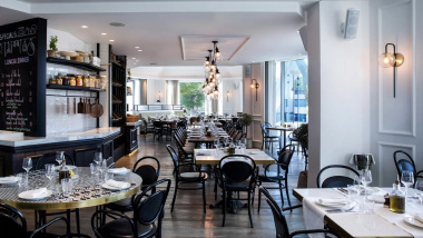 Carine Restaurant, a restaurant in Dubai, United Arab Emirates.