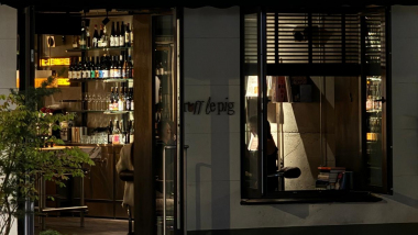 Truff Le Pig, a wine bar in Riga, Latvia.