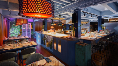 Ms. Maria and Mr. Singh, a wine bar and restaurant in Bangkok, Thailand.