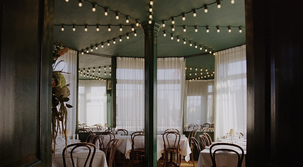 Interior of Restaurant Babylon, Copenhagen, Denmark.