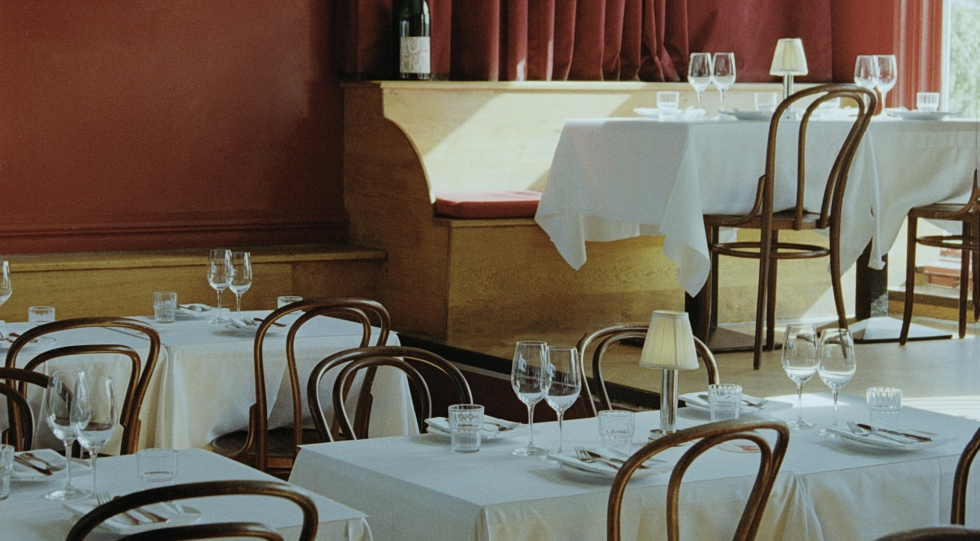 Interior of Restaurant Babylon, Copenhagen, Denmark.