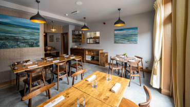Dede at Customs House, a restaurant in Baltimore, Ireland.