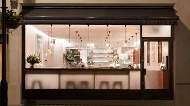 Exterior of Portland restaurant, Fitzrov