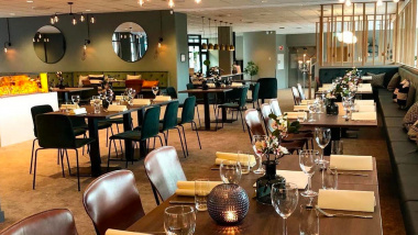 Glime Restaurant, a restaurant in Hardanger Fjord, Norway.