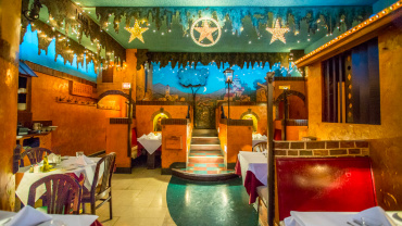Italian Village, a restaurant in Chicago, USA.
