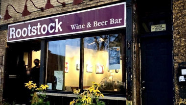 Rootstock, a wine bar and restaurant in Chicago, USA.